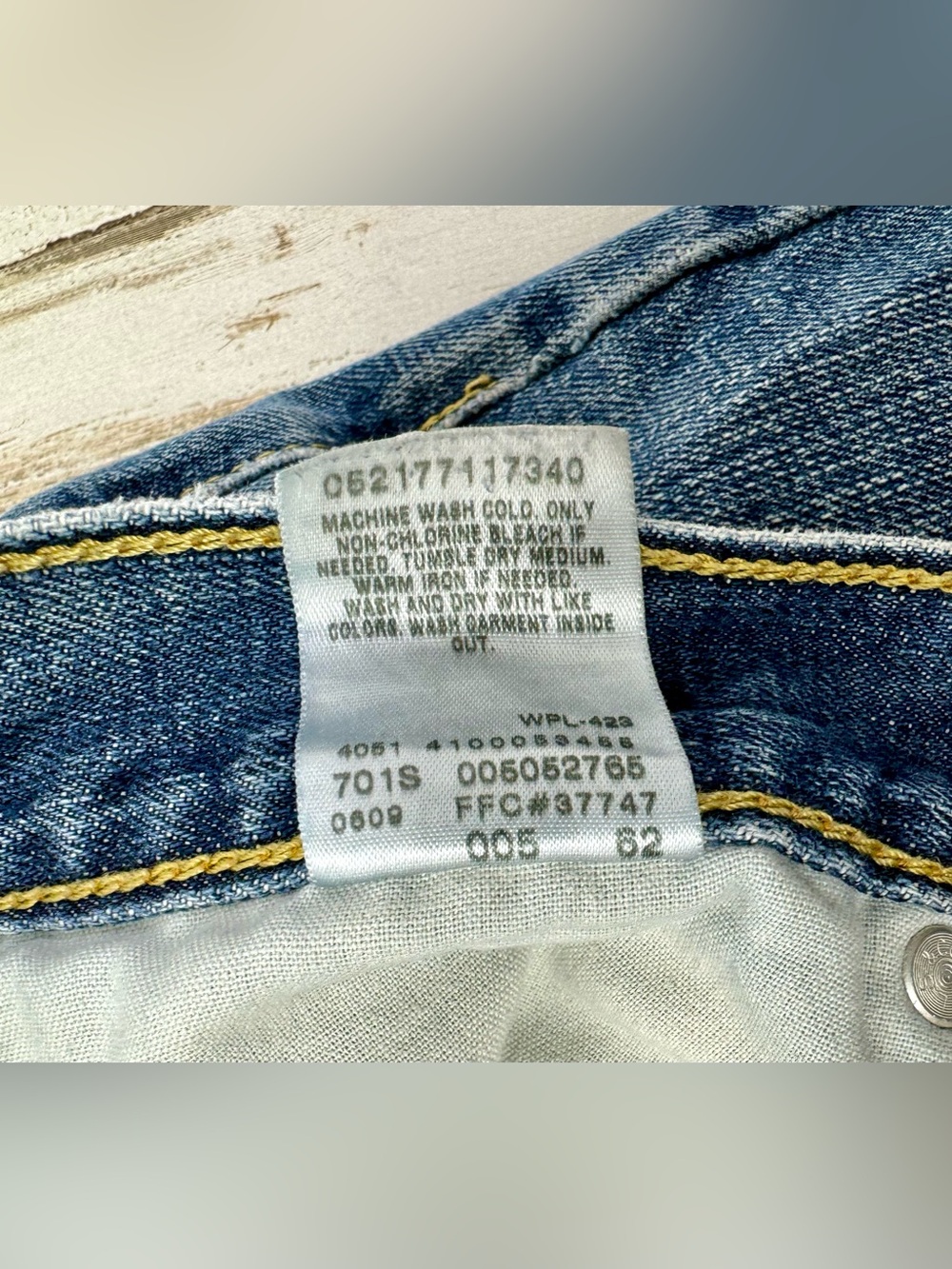 Vintage Levis 505 Pants Jeans Men 40x30 Denim Stretch Blue Straight - Picture 6 of 12